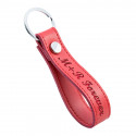 Personalized Genuine Leather Strap Keyring