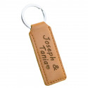 Personalized Genuine Leather Keyring