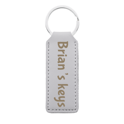 Personalized Genuine Leather Keyring