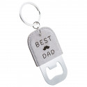 Personalized Genuine Leather Bottle Opener Keyring
