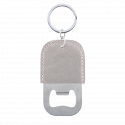 Personalized Genuine Leather Bottle Opener Keyring