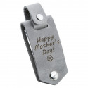 Personalized Genuine Leather Photo Holder Keyring