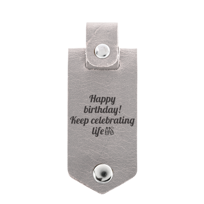 Personalized Genuine Leather Photo Holder Keyring Personalized Genuine Leather Photo Holder Keyring