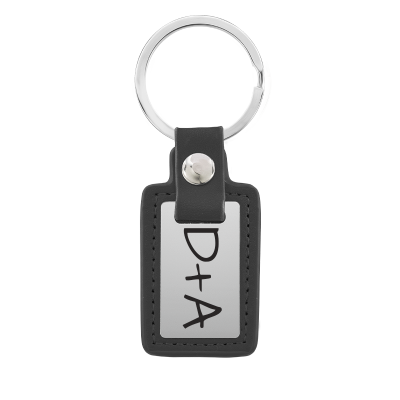 Personalized Engraved Rectangle Keyring with...