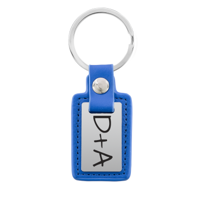 Personalized Engraved Rectangle Keyring with...