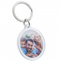 Personalized Acrylic Photo Keyring - Circle