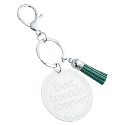 Personalized Acrylic Keyring with Tassel - Cute...
