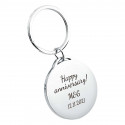Personalized Luxury Circle Keyring with Photo