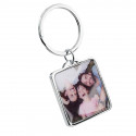 Personalized Luxury Square Keyring with Photo