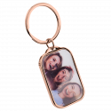 Personalized Luxury Rectangle Keyring with Photo
