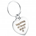 Personalized Luxury Heart Keyring with Photo