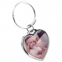 Personalized Luxury Heart Keyring with Photo