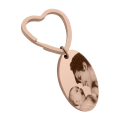 Personalized Oval Photo Engraved Keyring