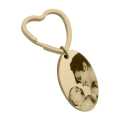 Personalized Oval Photo Engraved Keyring