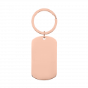 Personalized Engraved Military Tag Keyring with Family Icons