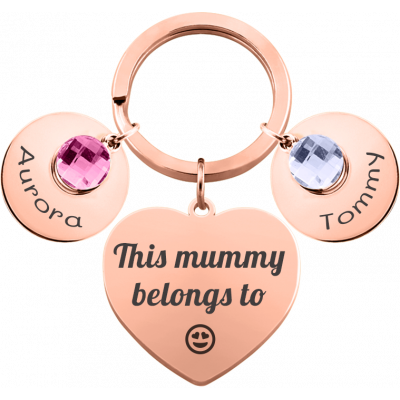 Personalized Engraved Heart with 2 Birthstones... Personalized Engraved Heart with 2 Birthstones...