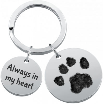 Personalized 2 Circles with Paw and Text... Personalized 2 Circles with Paw and Text...