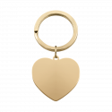 Engraved Heart Keyring