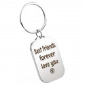Personalized Luxury Rectangle Keyring with Dog or Cat Photo