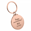 Personalized Luxury Circle Keyring with Dog or Cat Photo