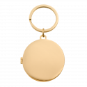 Personalized Luxury Circle Photo Locket Keyring