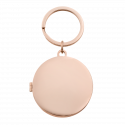 Personalized Luxury Circle Photo Locket Keyring