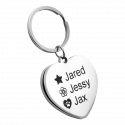 Personalized Luxury Heart Photo Locket Keyring
