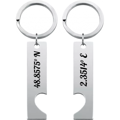 Personalized Heart Keyrings with Engraved...
