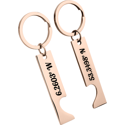 Personalized Heart Keyrings with Engraved...