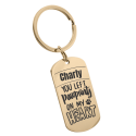 Personalized Pet Memorial Photo Engraved Keyring