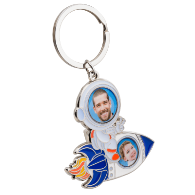 Astronaut Keyring with Personalized Face Astronaut Keyring with Personalized Face