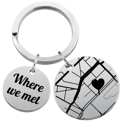 Personalized Geo-map Keyring Personalized Geo-map Keyring