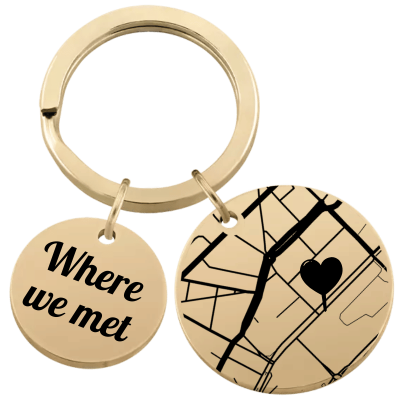 Personalized Geo-map Keyring Personalized Geo-map Keyring